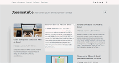 Desktop Screenshot of josematube.com
