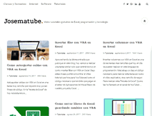 Tablet Screenshot of josematube.com